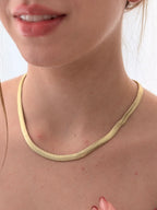Cadena Snake Maxi Dorado