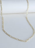 Cadena 3X1 Martillada Rodio