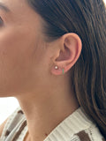 Cdga Pequeña Microzircones Esmeralda Rodio