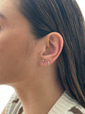 Cdga Pequeña Microzircones Pink Rodio