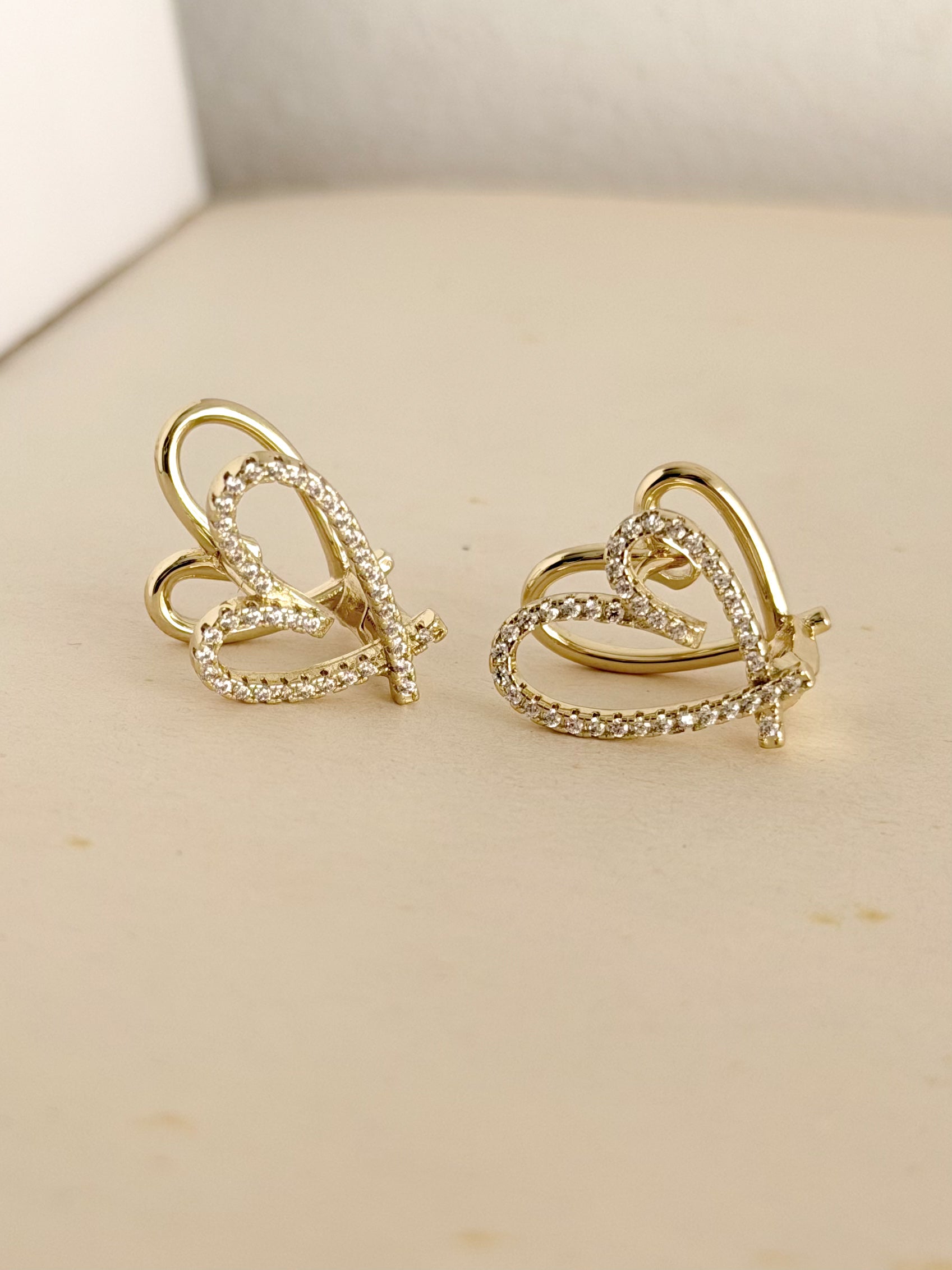 Candonga Corazon Trend Microzircones Rodio