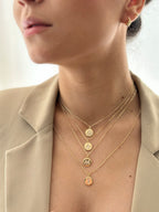 Collar Letra A Rodio
