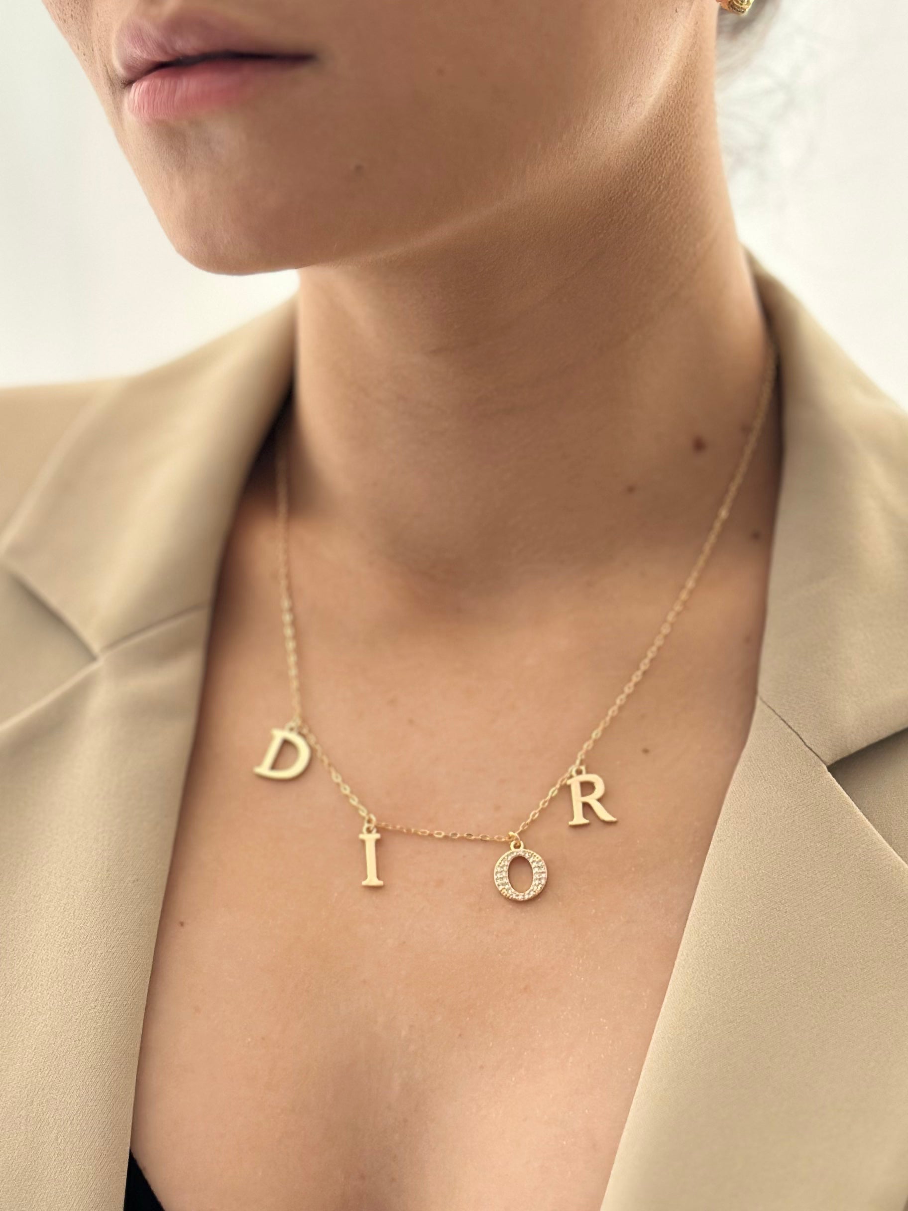 Collar Dior Rodio