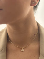 Collar Niña Ojo Rodio