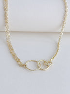 Collar Mix Aros  Rodio