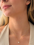 Collar Minimalist Corazon Blanco