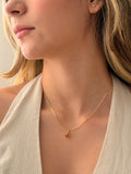 Collar Minimalist Corazon Terracota