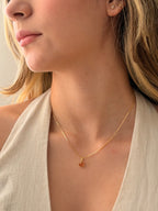 Collar Minimalist Corazon Terracota