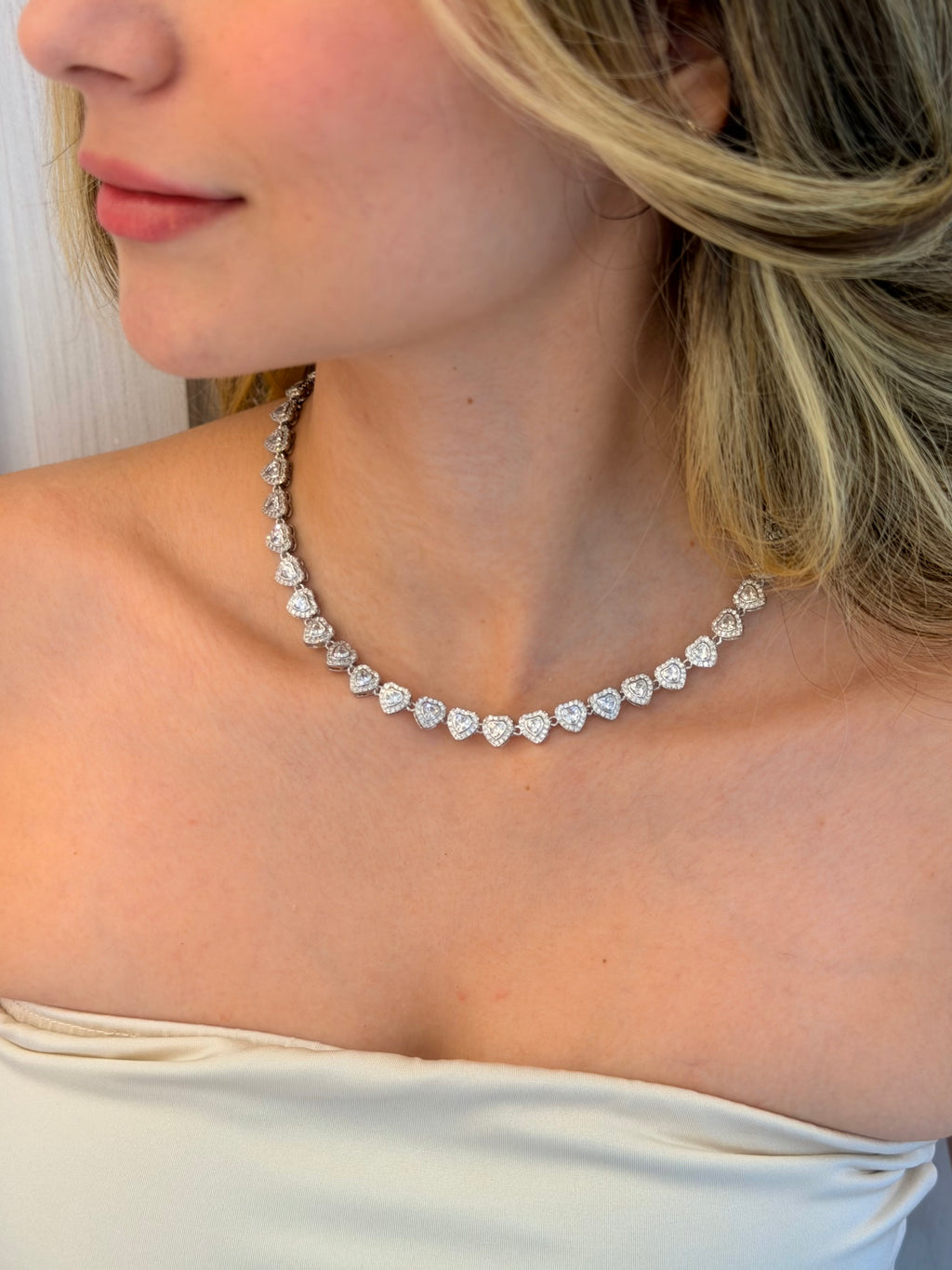 Collar Dupe Swrsky X Ariana Plateado