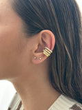 Earcuff Zircones Dorado