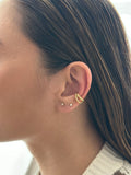 Earcuff Doble Dorado