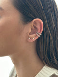 Earcuff Doble Plateado