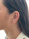 Earcuff Microzircones Dorado