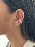 Earcuff Perlas Dorado