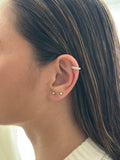Earcuff Zircones Plateado