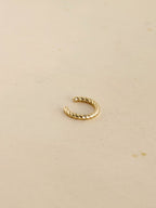 Earcuff Entorchado Rodio