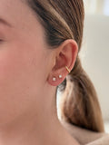 Earcuff Entorchado Rodio