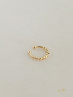 Earcuff Entorchado Rodio