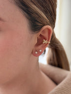 Earcuff Mariposa Microzircon Rodio