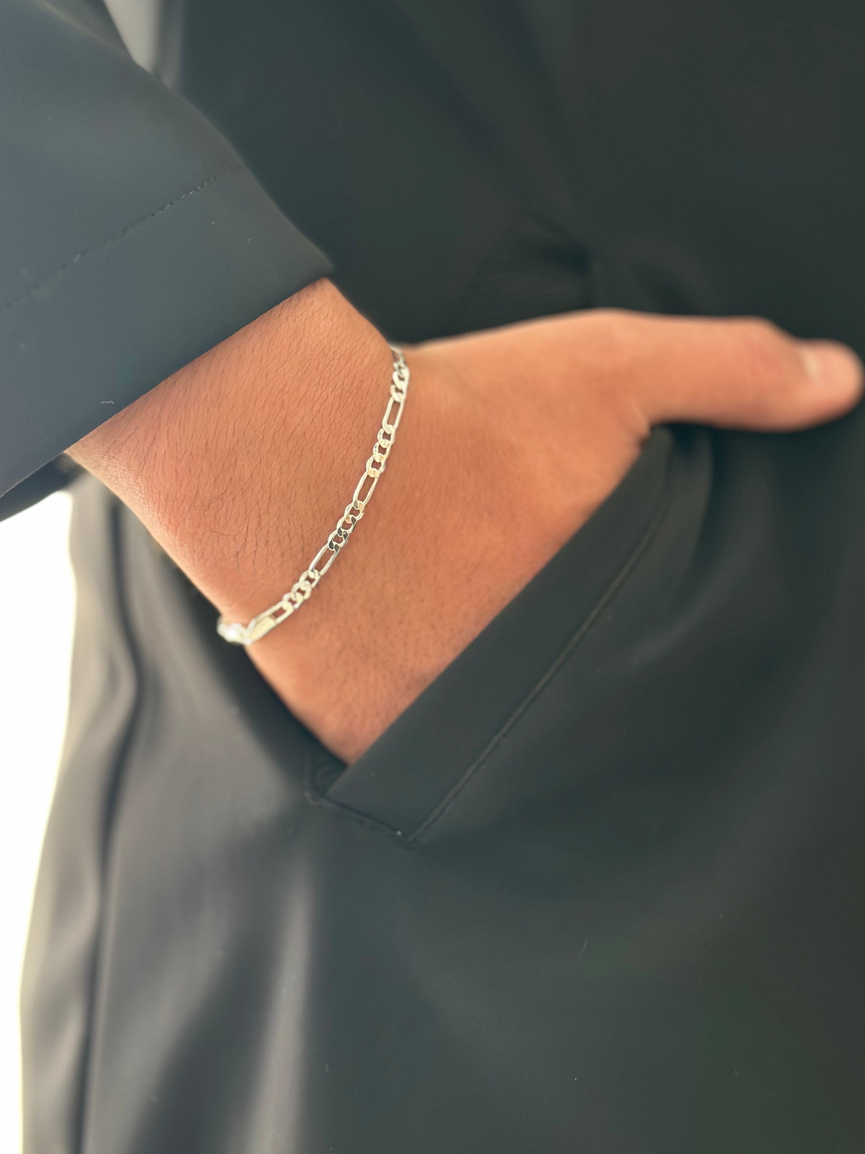 Pulsera 3X1 Baño De Plata