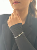 Pulsera Tejido Pantera Dije Guci Plateado