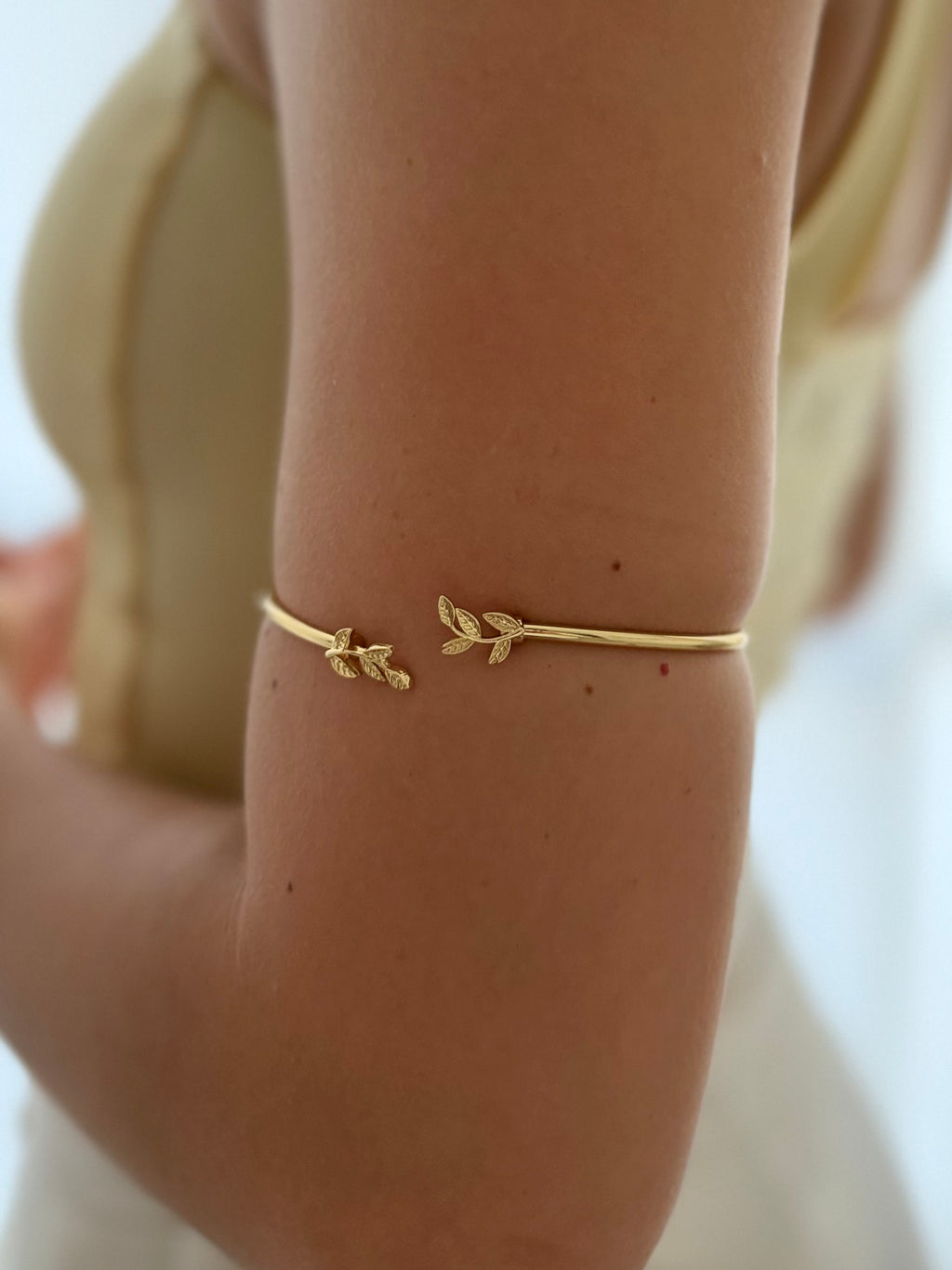 Brazalete Rodio Mini Espigas