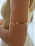 Brazalete Rodio Mini Espigas