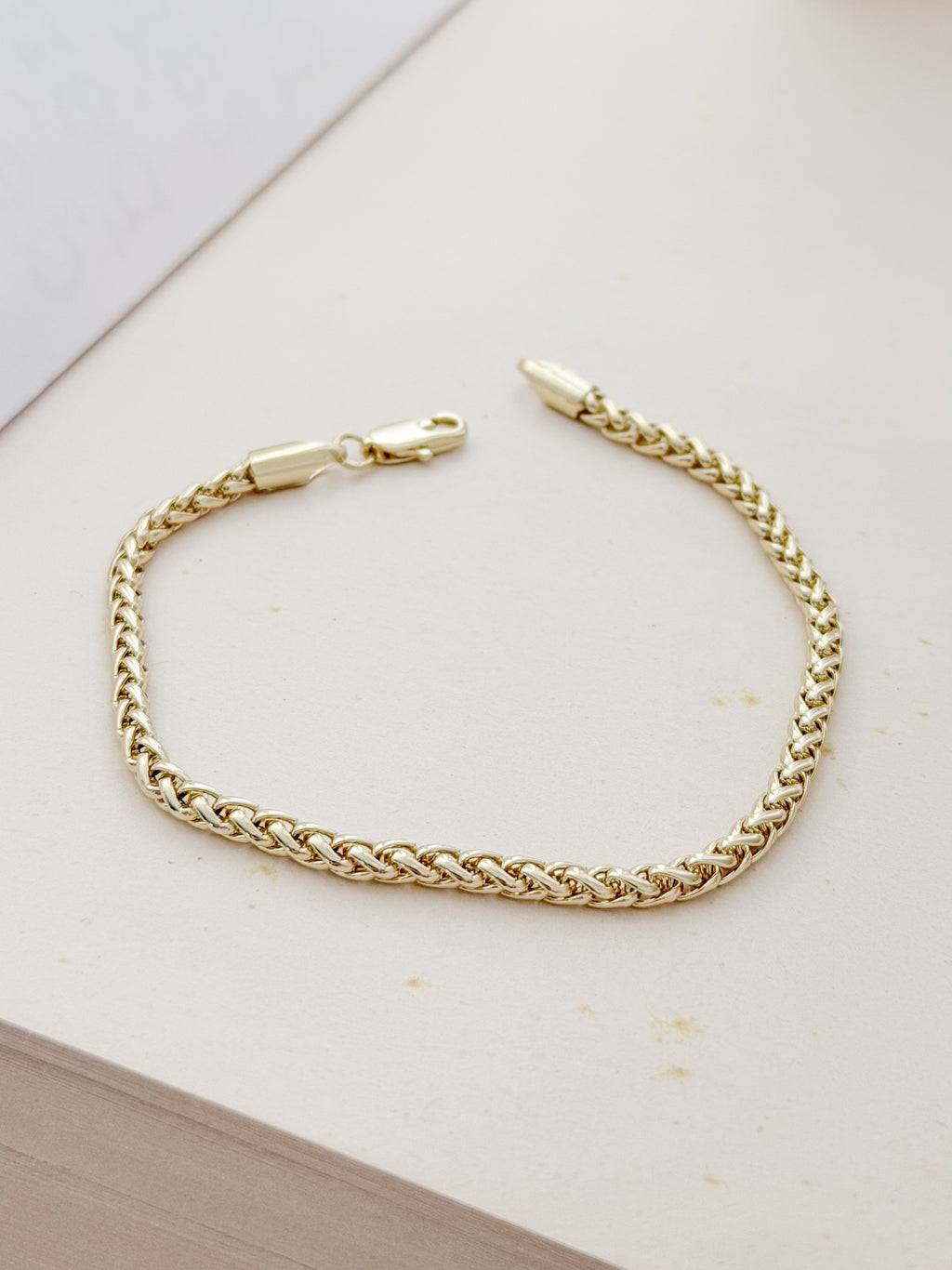 Pulsera Rodio Foxtail Dorado