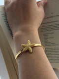 Pulsera Aro Rodio Estrella De Mar
