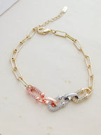 Pulsera Tiff 3 Oros Rodio