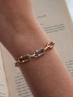 Pulsera Tiff 3 Oros Rodio