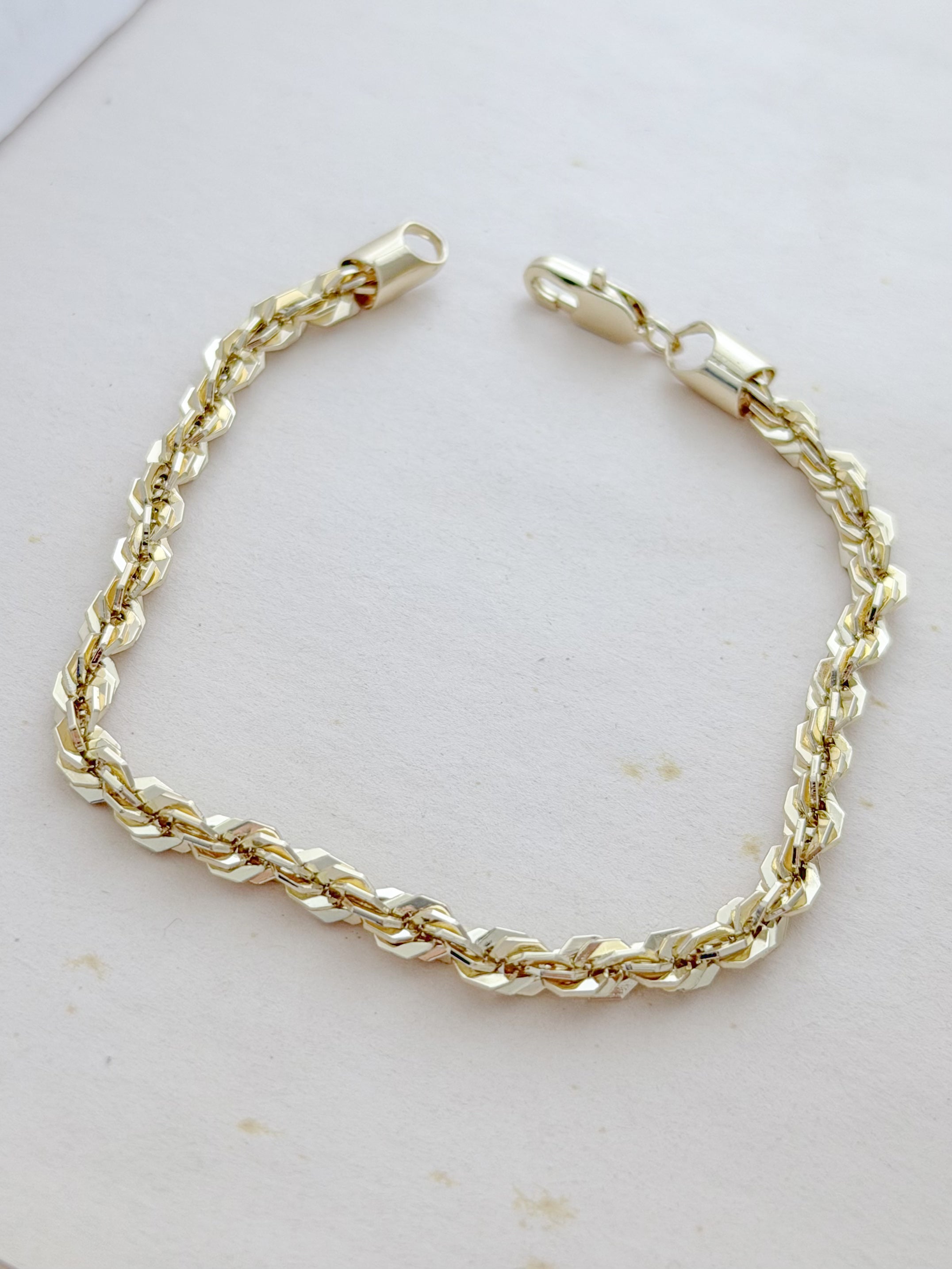 Pulsera Laso 3D Rodio