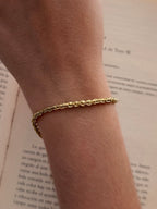Pulsera Tenza Delgada Rodio