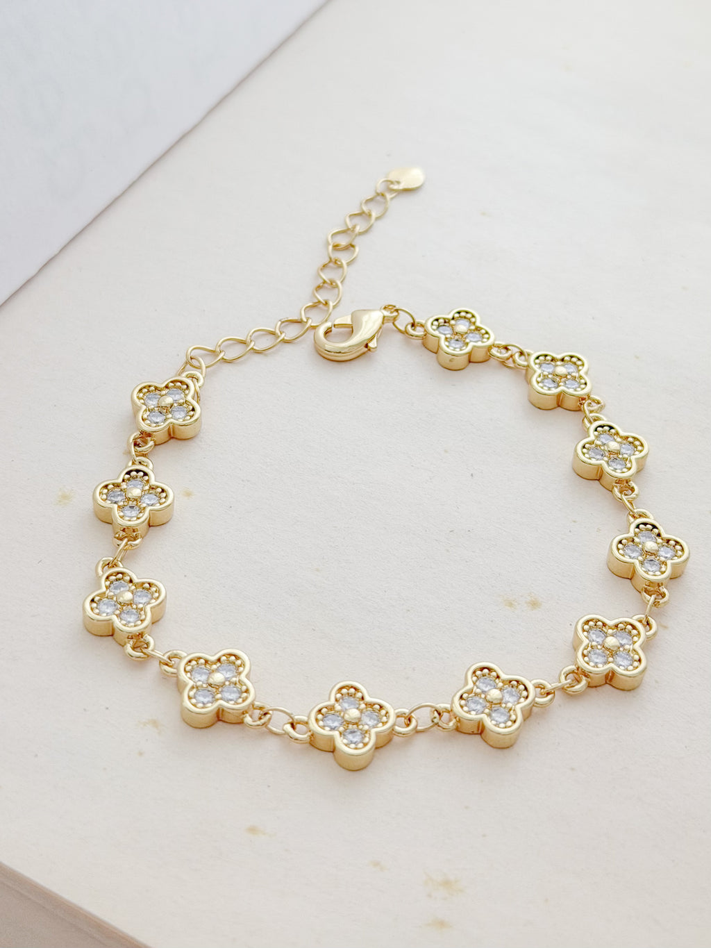 Pulsera Vcf Microzircones Rodio
