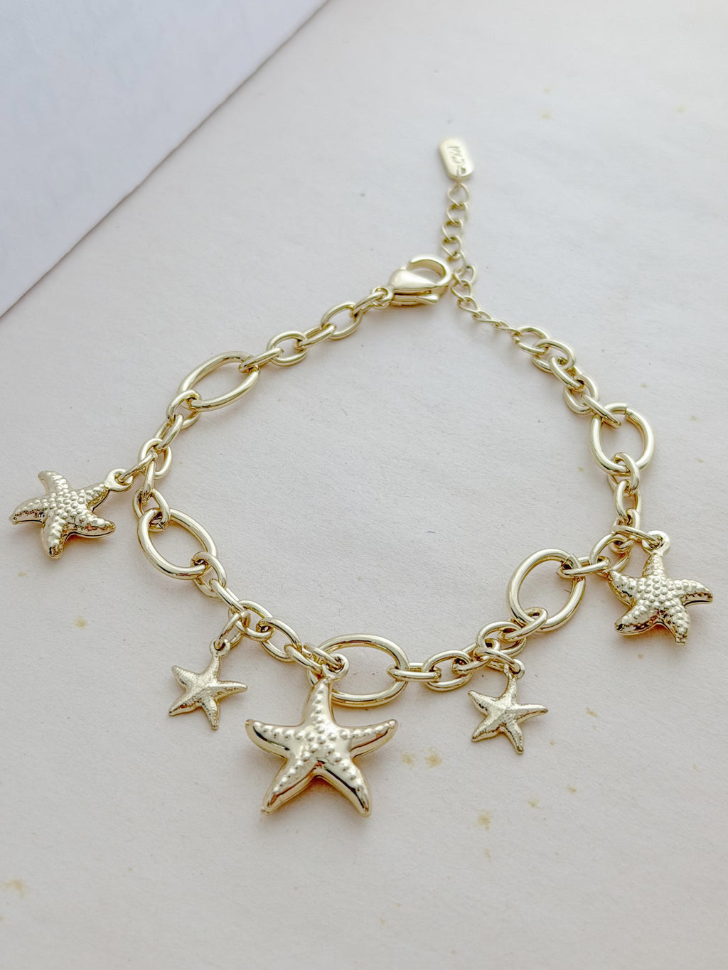 Pulsera Estrellitas De Mar Rodio