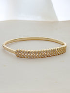 Pulsera Aro Espiga Rodio