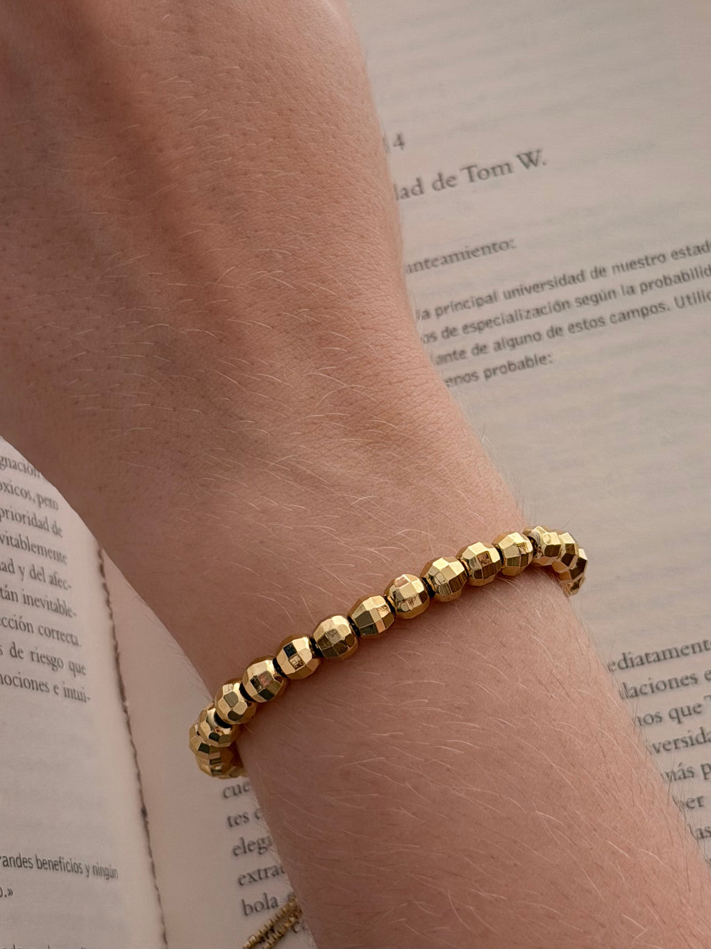 Pulsera Balin Diamantado #8 Graduable Rodio