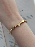 Pulsera Balin Martillado #6 Hawai Graduable Rodio