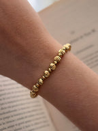 Pulsera Balin Diamantado Combinado Graduable Rodio