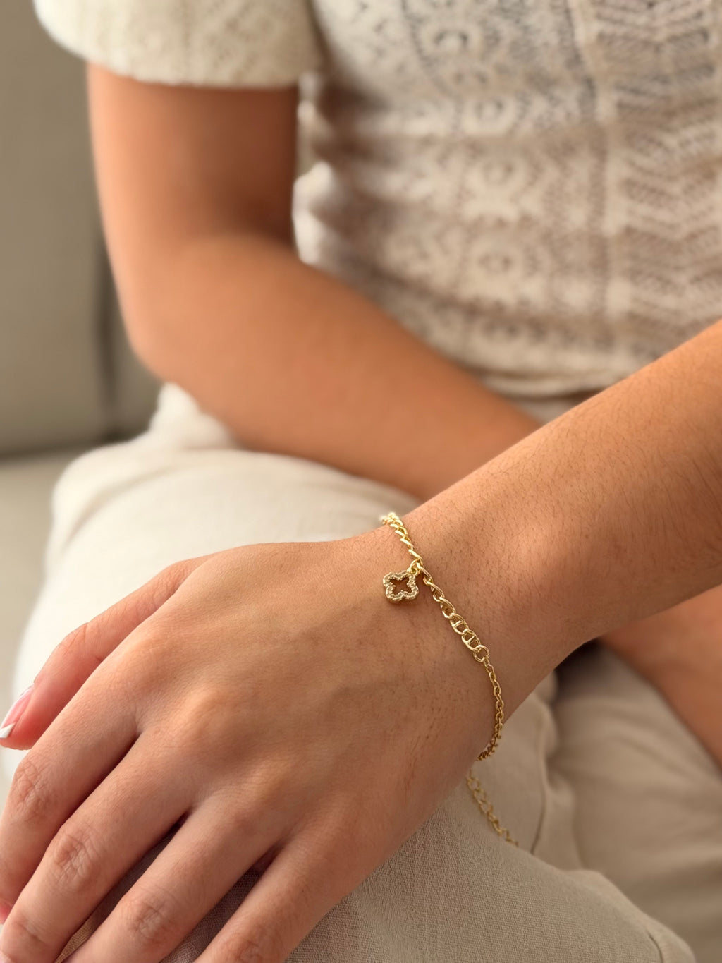Pulsera Dije Vc Zircones