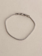 Pulsera Doble Tejido Eslabon Tenis