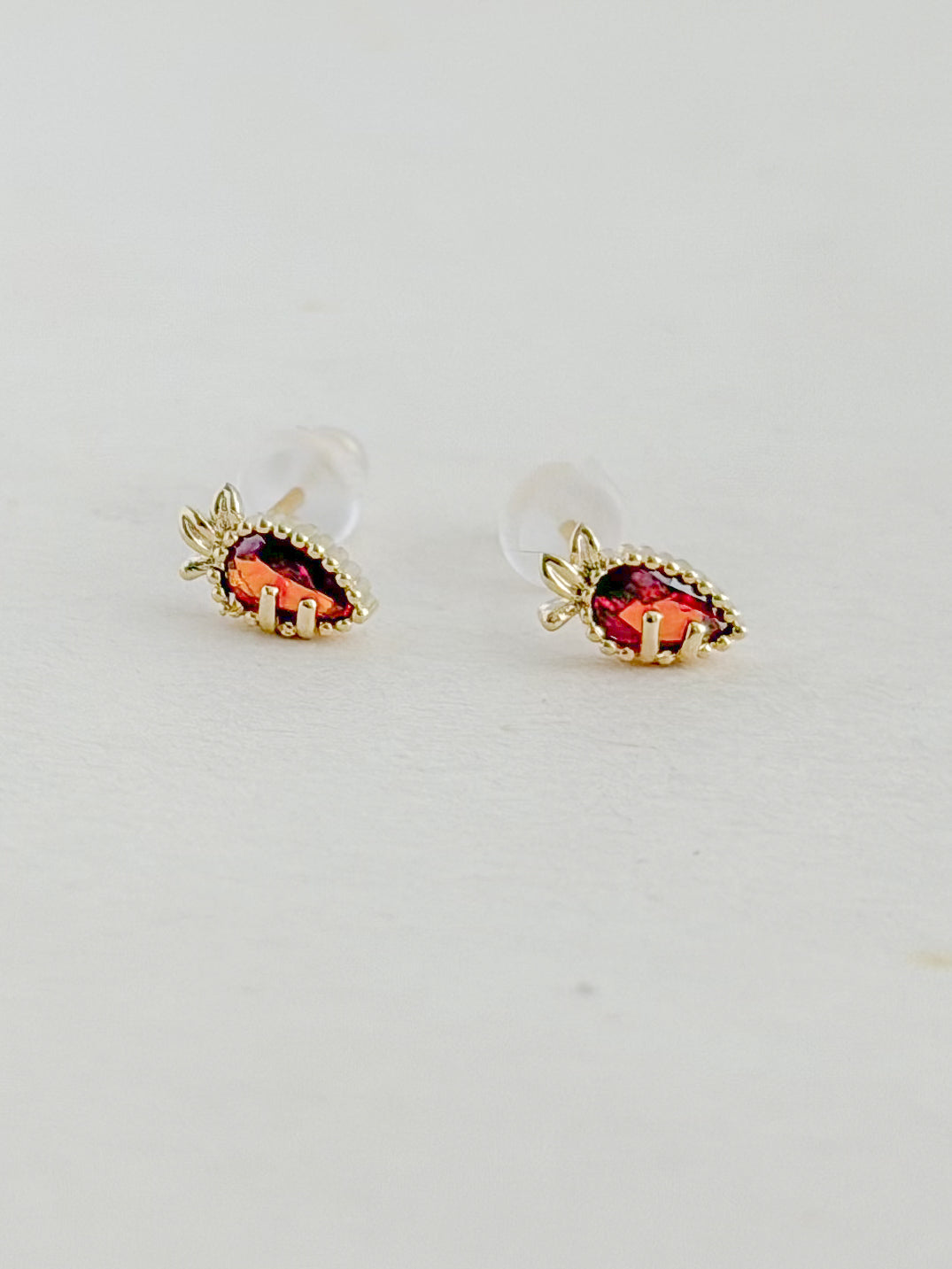 Topo Zanahoria Zircon  Rodio