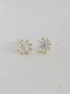 Topo Flor Nacar Blanco Rodio