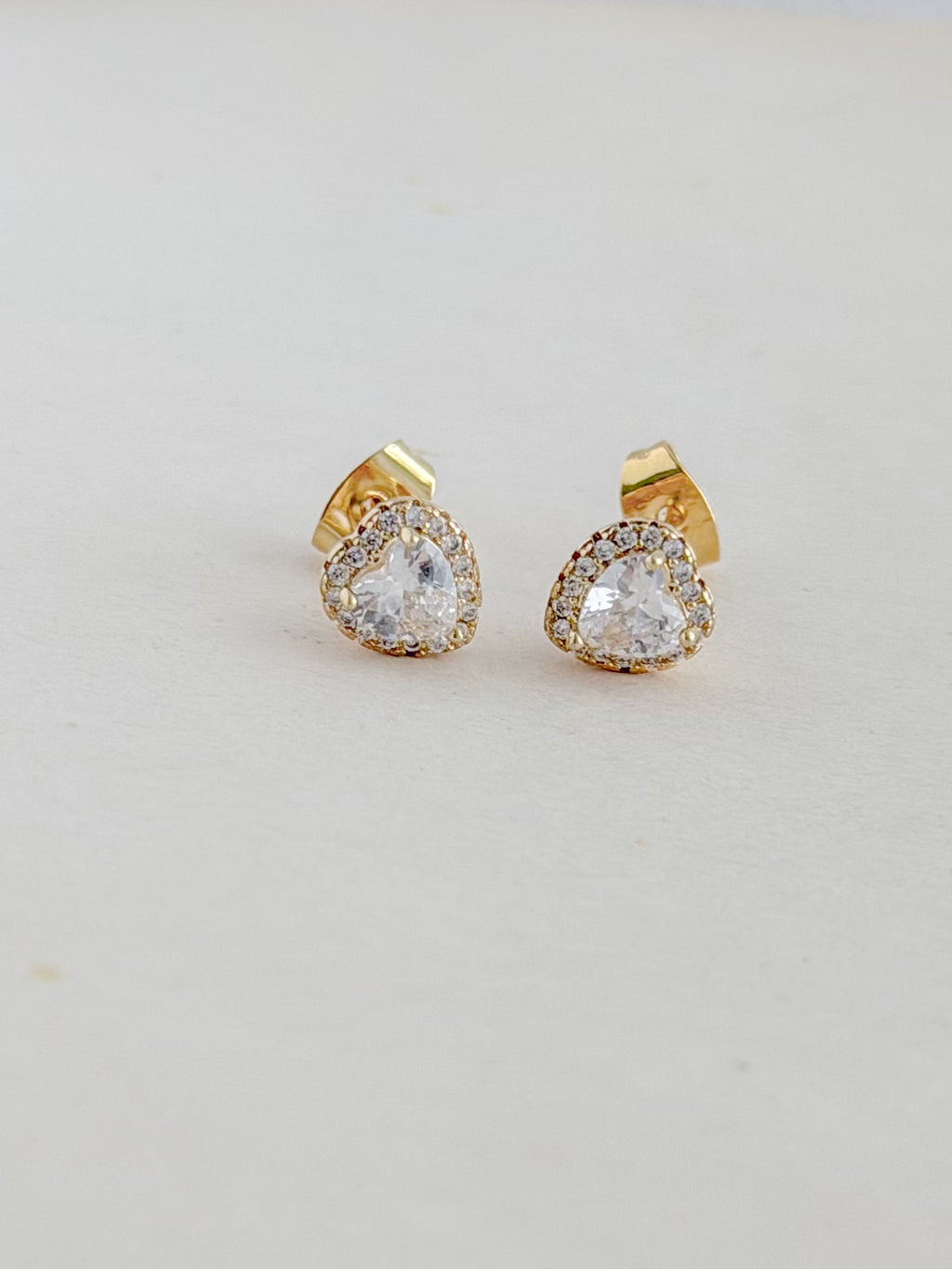 Topo Corazon Microzircon Cristal Rodio