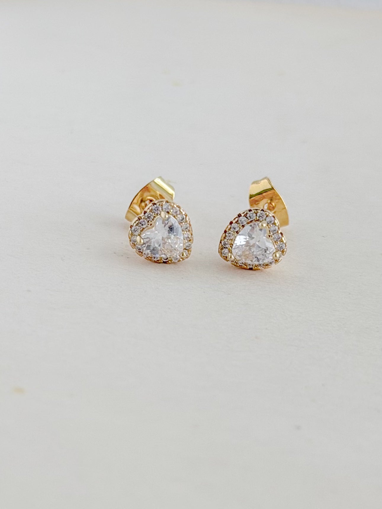 Topo Corazon Microzircon Cristal Rodio