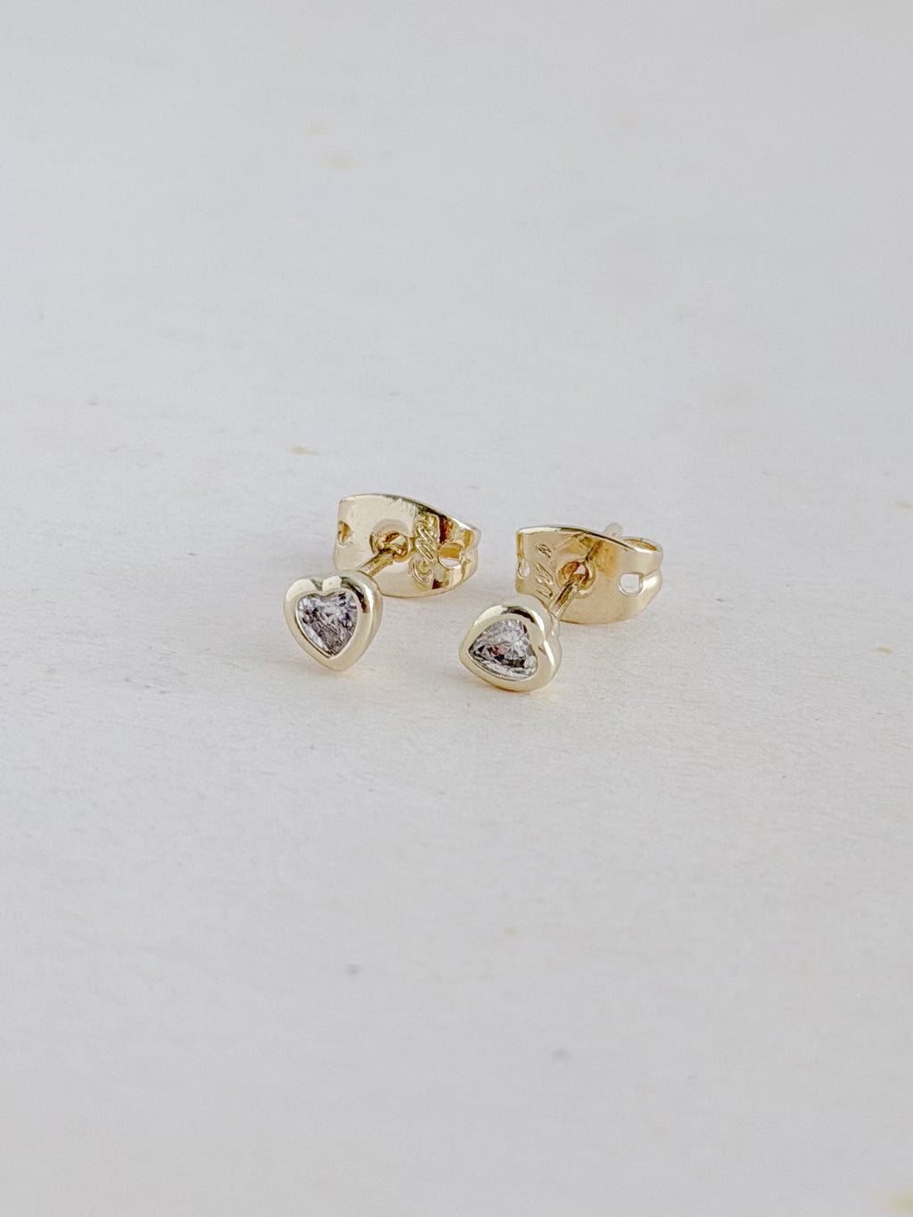 Topo Mini Corazon Cristal Rodio