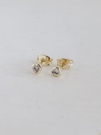 Topo Mini Corazon Cristal Rodio