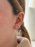 Topo Zircon Cuadrado #3 Dorado Rodio