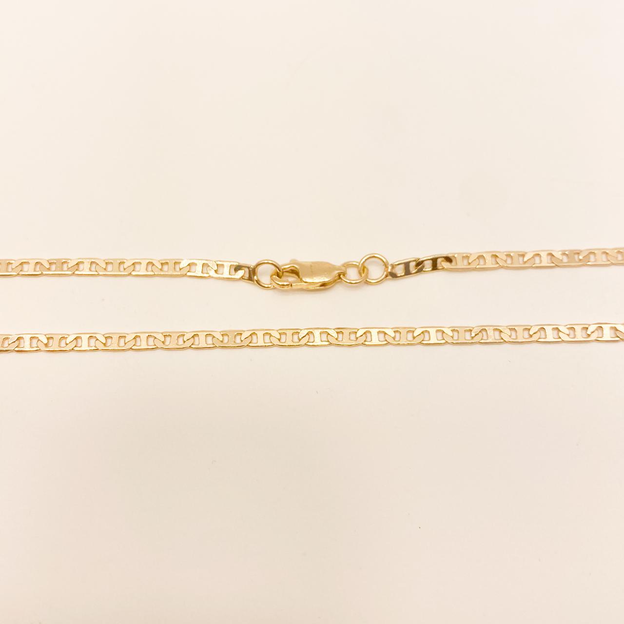 Cadena Cartier Plano Oro Laminado