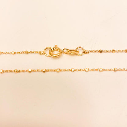 Cadena Reasa  Oro Laminado